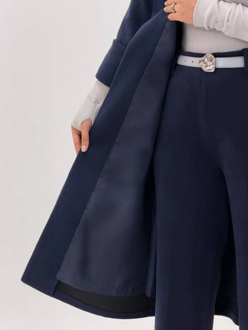 3723-پالتو فوتر نیلی